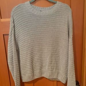 Chunky knit sweater grey